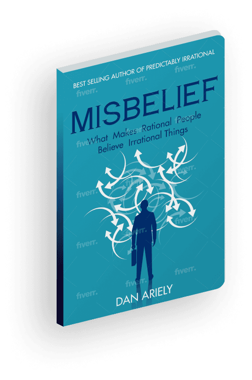 An alternative cover of the Misbelief book by Dan Ariely