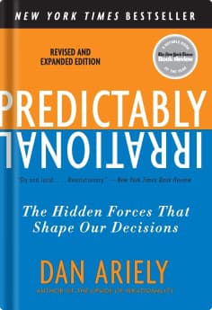 Front cover of the Predictably Irrational book by Dan Ariely