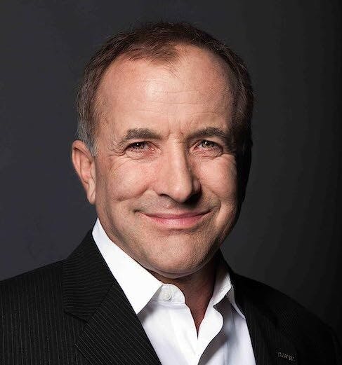 A facial shot of Michael Shermer
