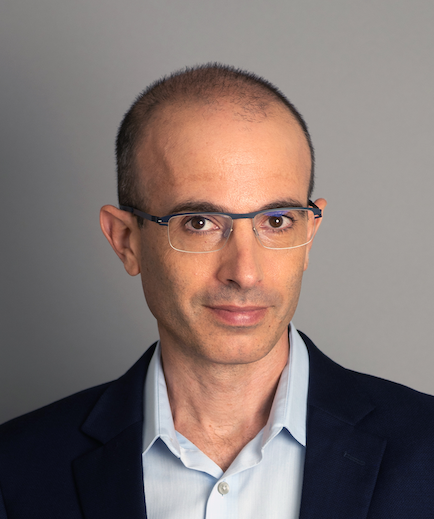 A facial shot of Yuval Noah Harari